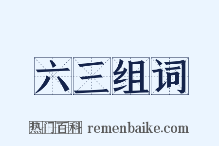 六三组词是什么意思的图片